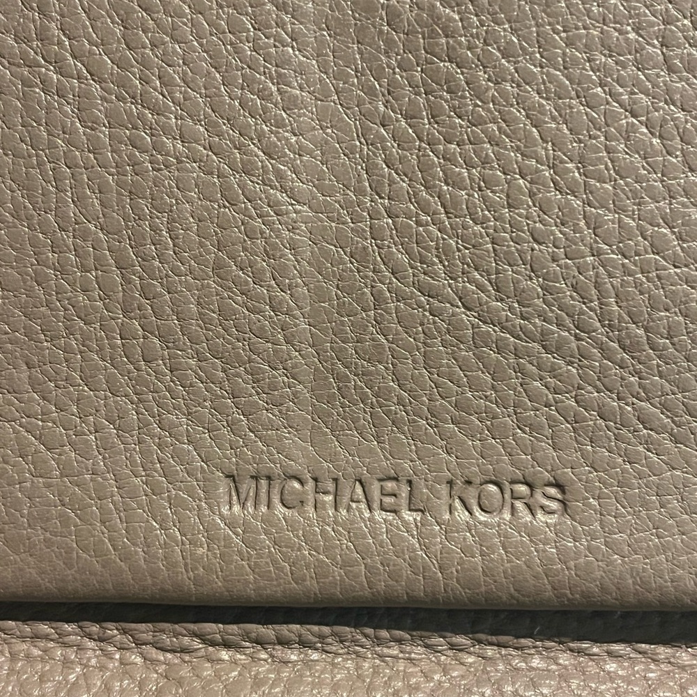 Michael Kors Taupe Leather Wallet - Picture 9 of 11